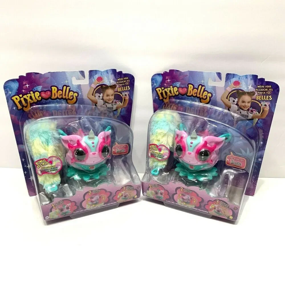 Pixie Belles 2 Pack Interactive Enchanted Animal Toy Rosie Pink for Kids 5+